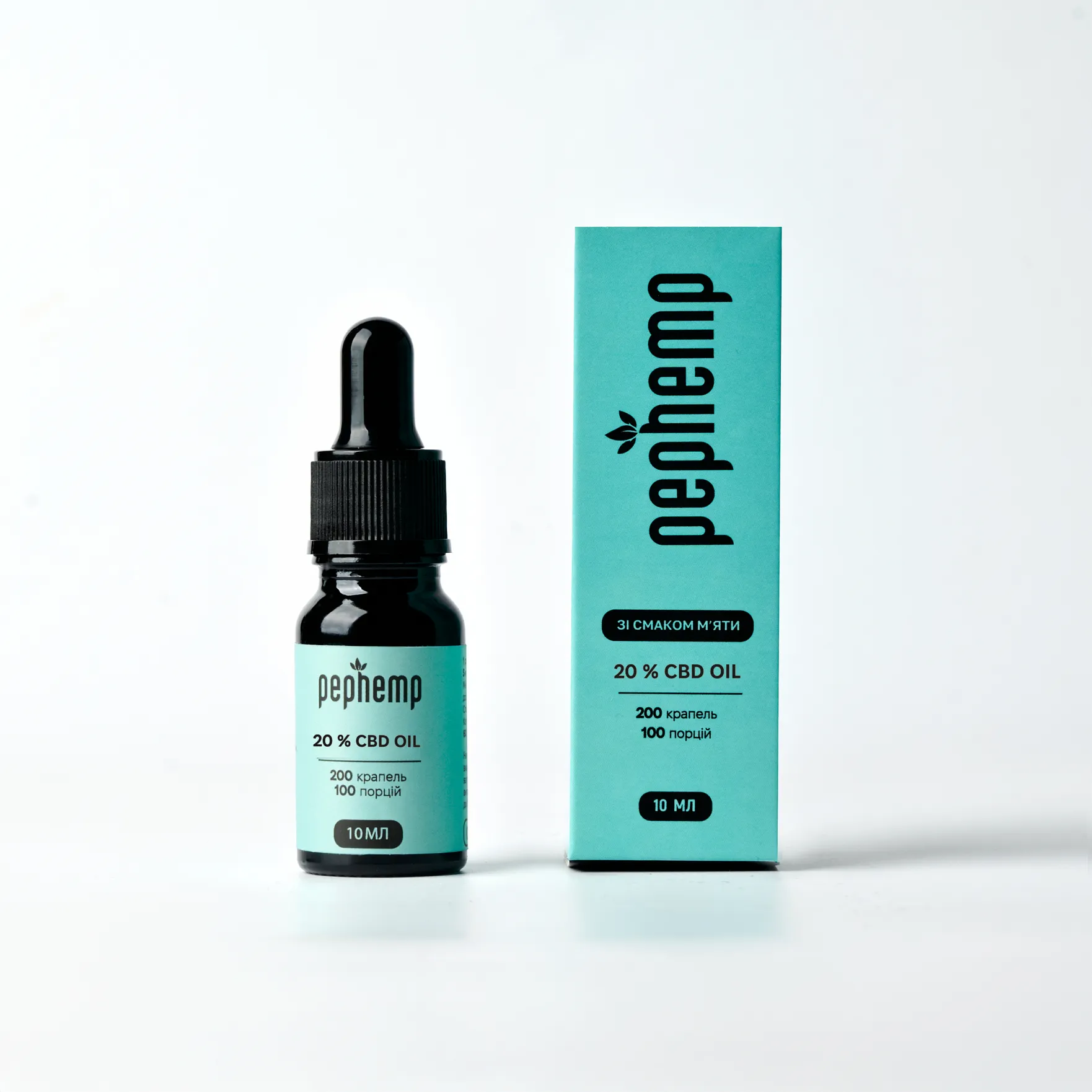 Олія з CBD 20% зі смаком м'яти, 10 мл, 2000 мг Олія з CBD 20% зі смаком м'яти, 10 мл, 2000 мг