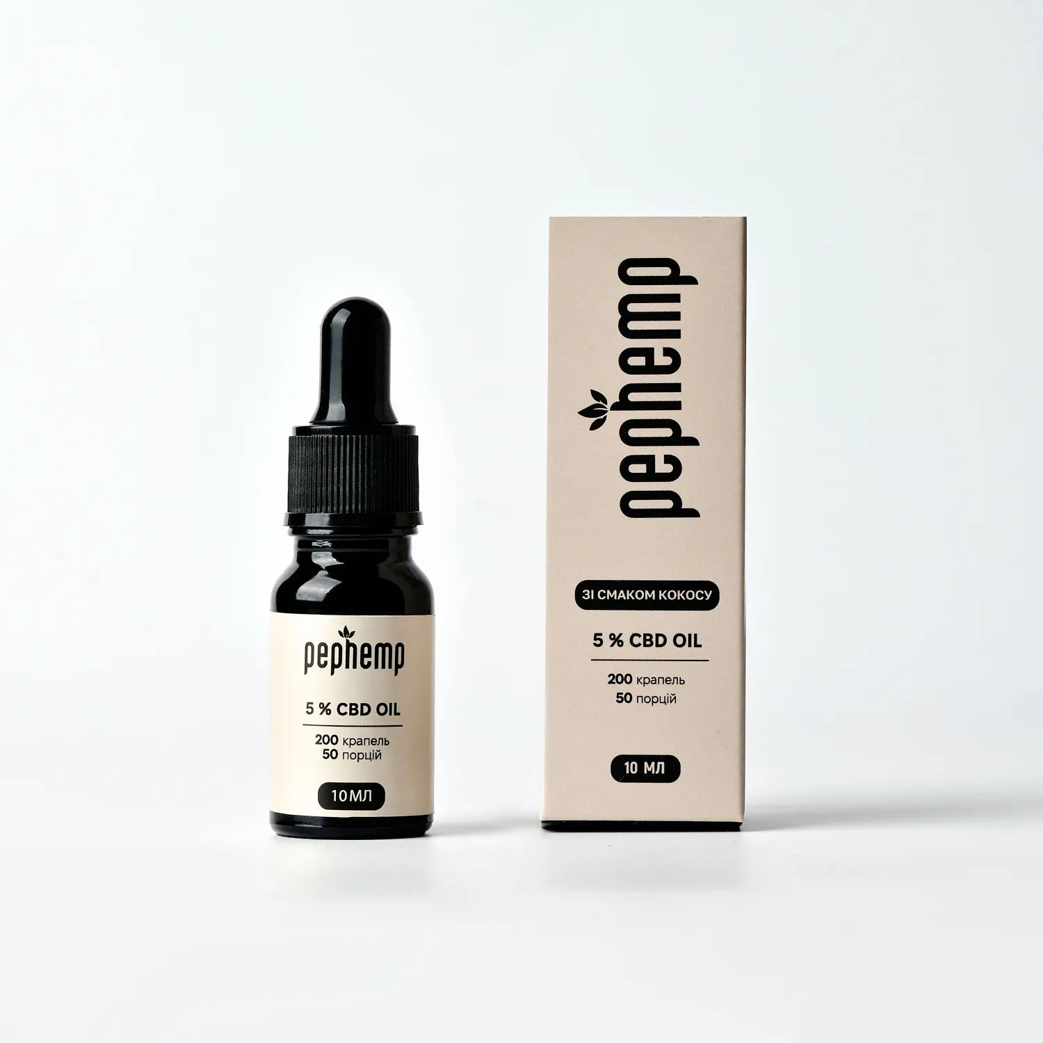 Олія з CBD 5% зі смаком кокосу, 10 мл, 500 мг Олія з CBD 5% зі смаком кокосу, 10 мл, 500 мг